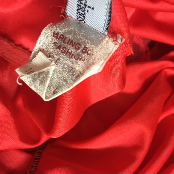 Vintage DARLING BODY FASHIONS Red Lace Lingerie M - Picture 7 of 8